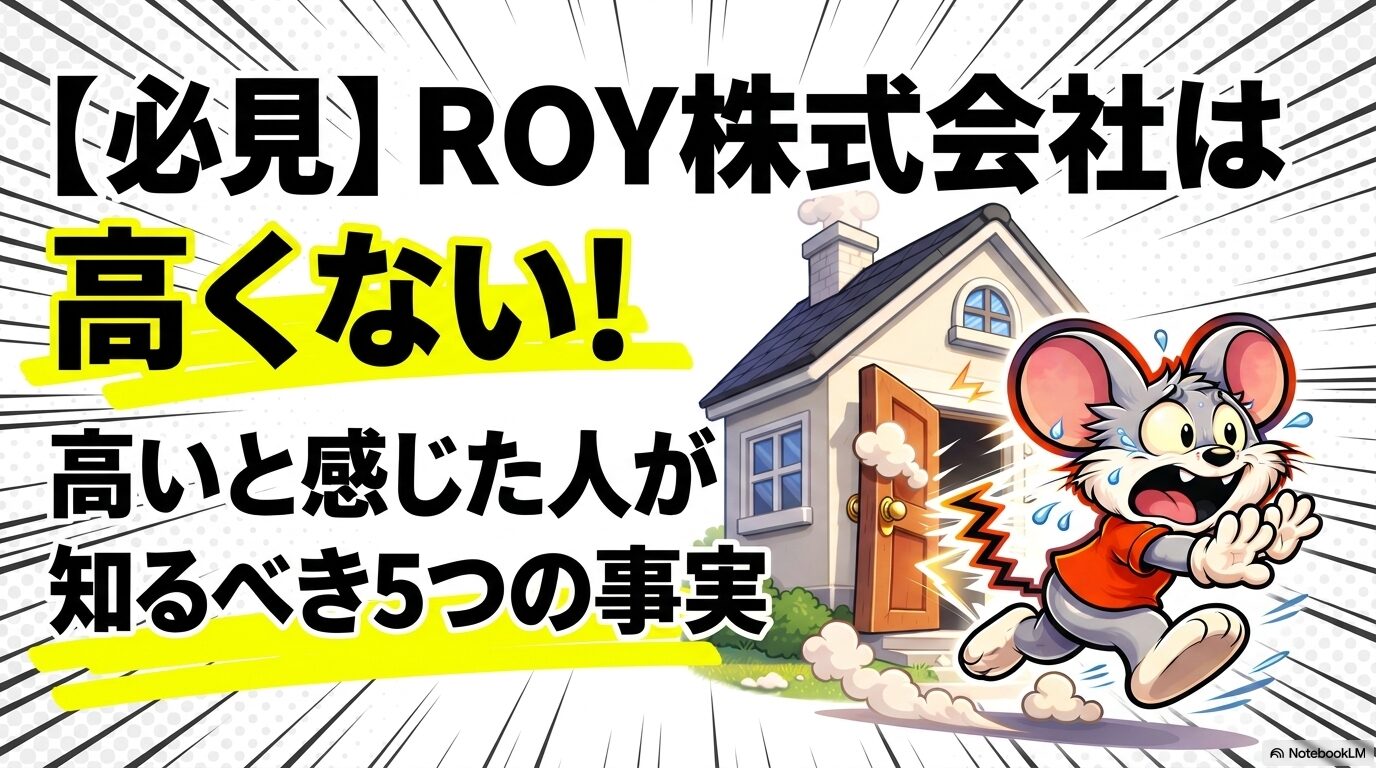 ROY株式会社のサービスが高いと思った人が知るべき５つの事実について