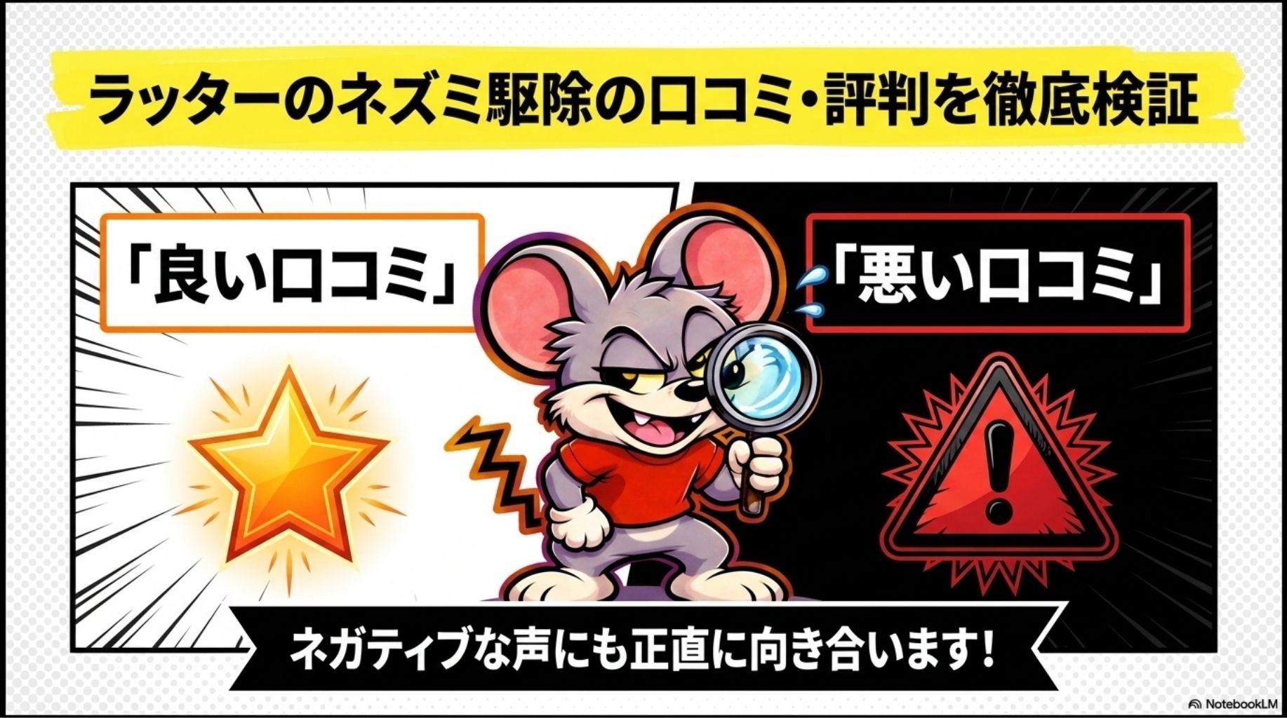 ラッターのネズミ駆除の口コミ・評判を徹底検証