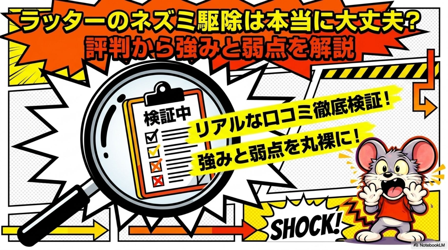ラッターのネズミ駆除の口コミ・評判を徹底検証