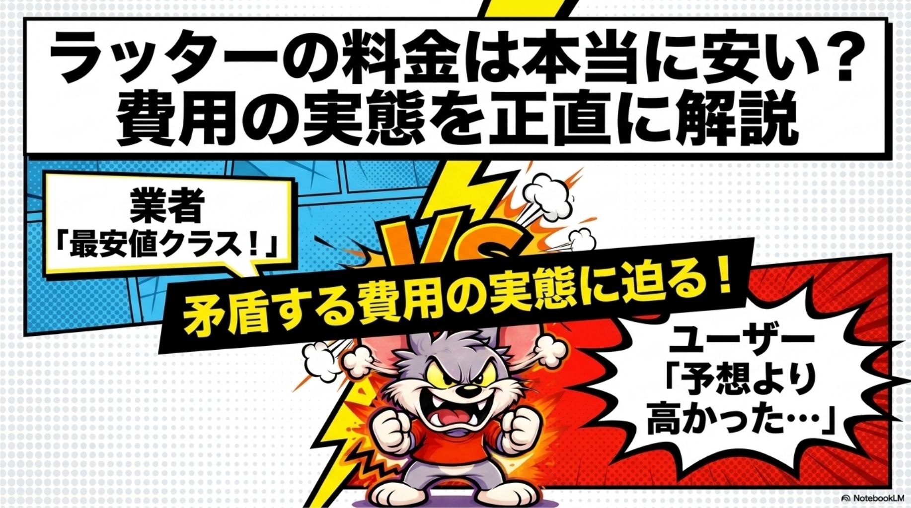 ラッターの料金は本当に安い？費用の実態を正直に解説