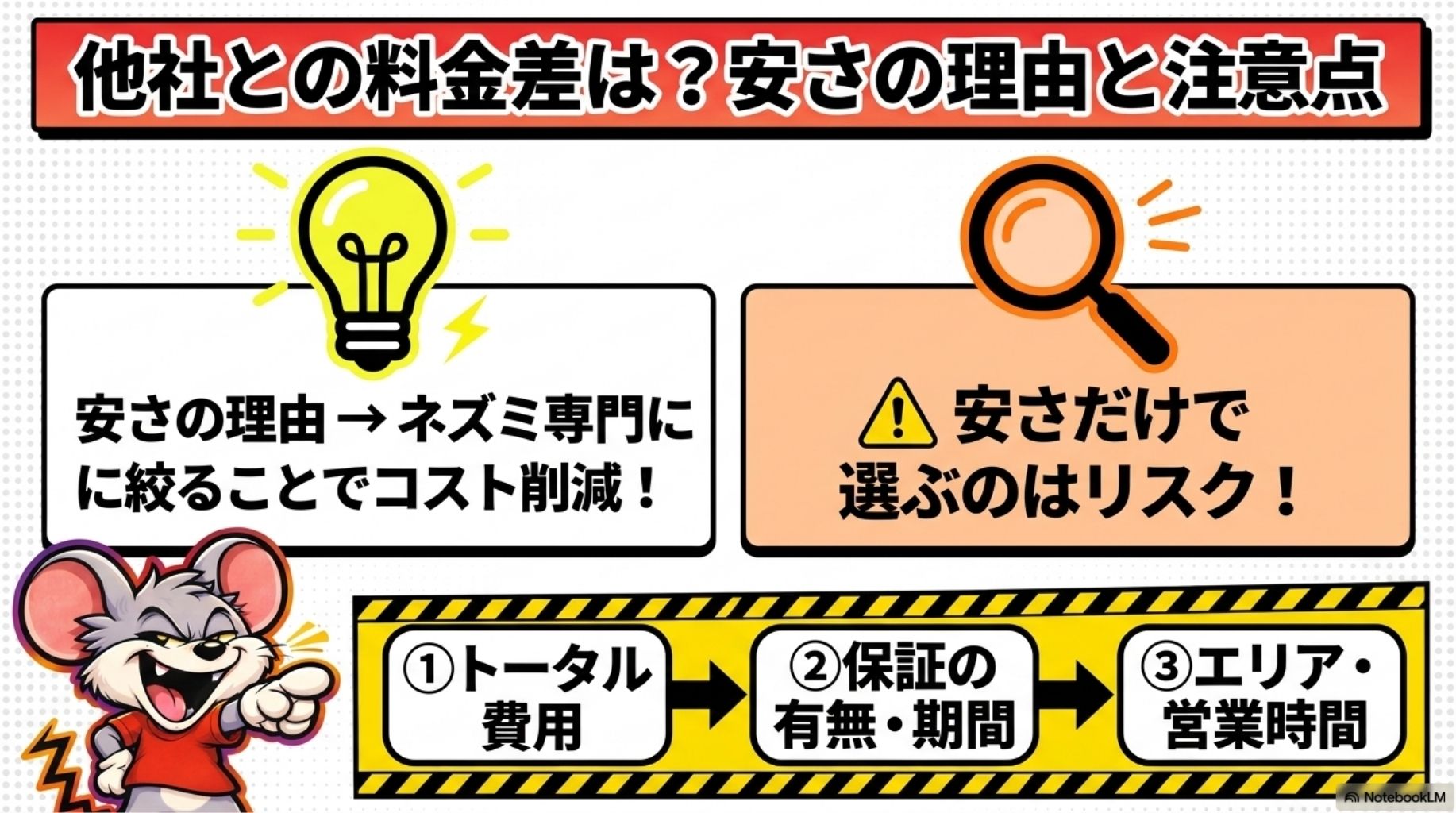 他社との料金差は？安さの理由と注意点
