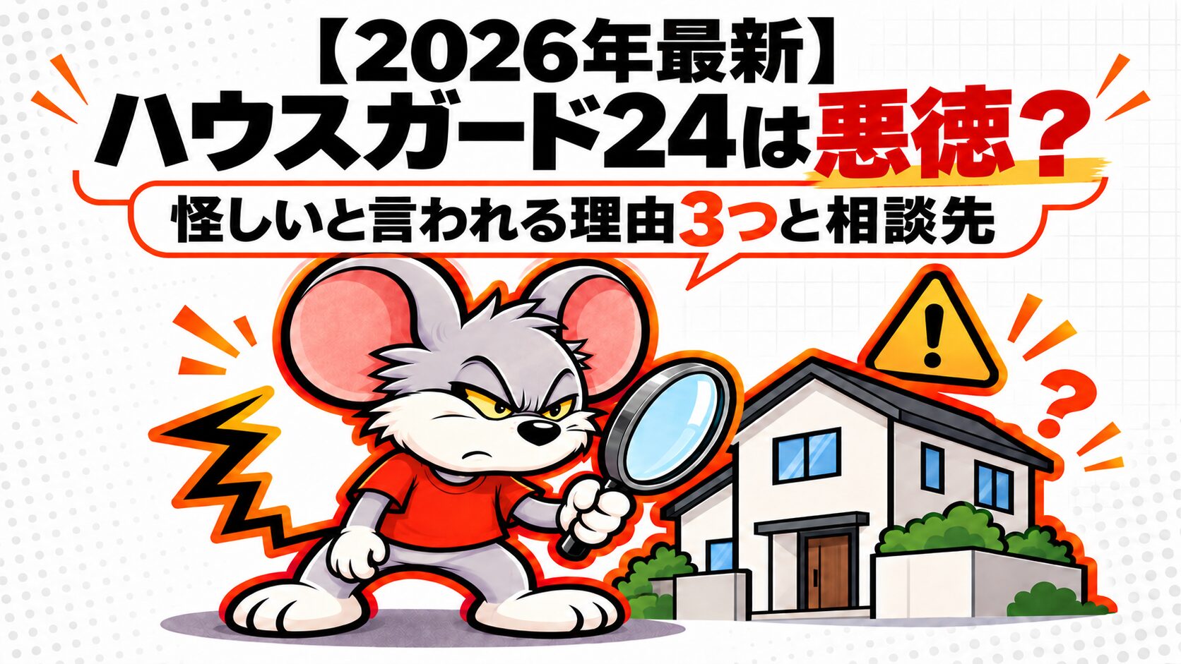 【2026年最新】ハウスガード24は悪徳？理由3つと相談先まで解説