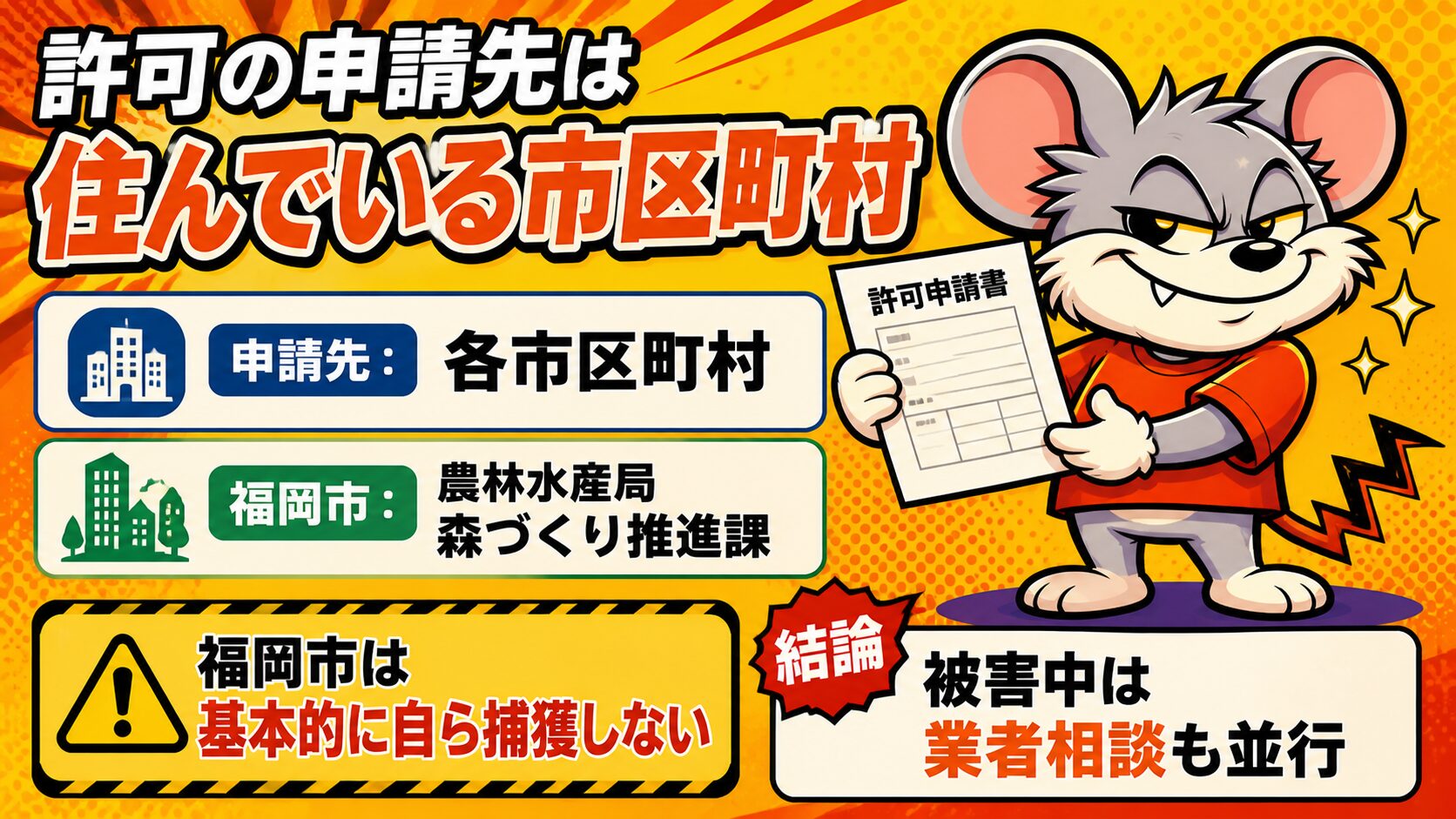 壁2|許可の申請先は住んでいる市区町村